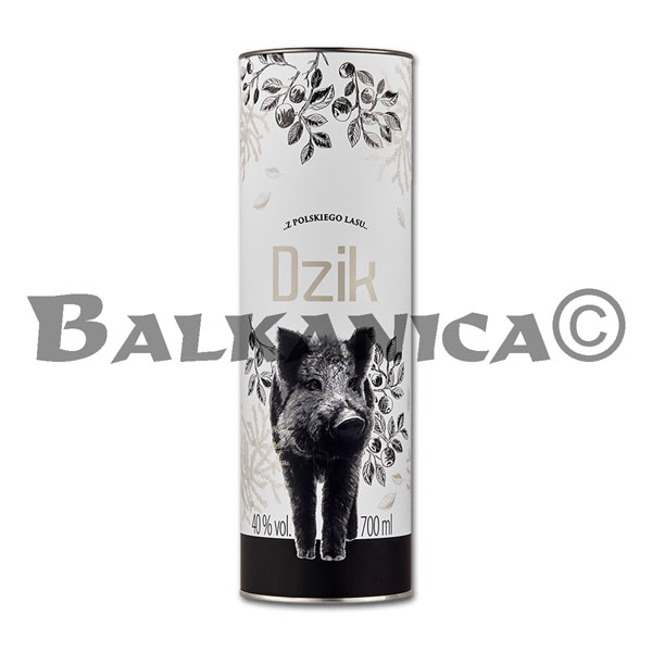 0.7 L VODKA NEGRA JABALI TUBO DEBOWA POLSKA 40%