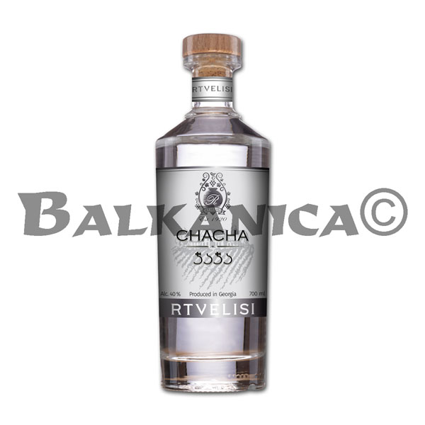 0.5 L AGUARDIENTE CHACHA RTVELISI 40%