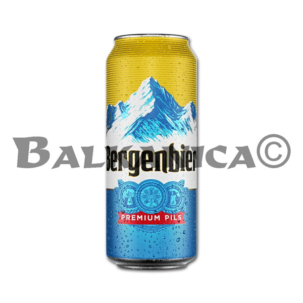 0.5 L CERVEJA LATA BERGENBIER 5%-11P