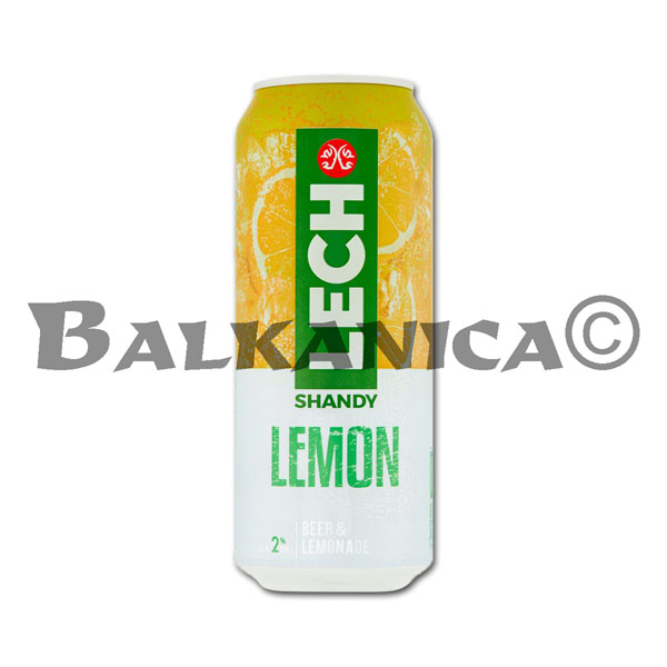 0.5 L CERVEZA LATA SHANDY LIMON LECH 2% 0.5 L CERVEZA LATA SHANDY LIMON LECH 2%