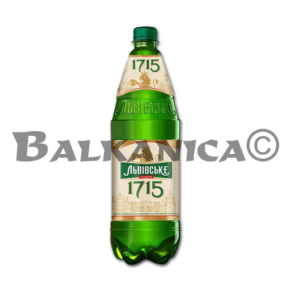 1.12 L CERVEZA BOTELLA PET LVIVSKE 1715 4.5%-11.1P