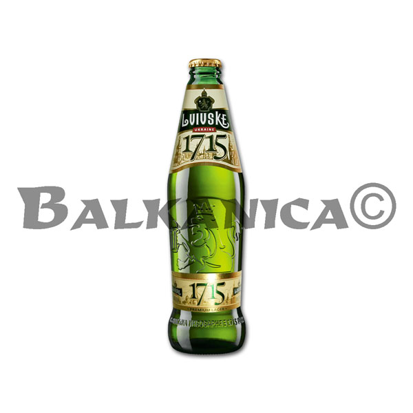 0.45 L CERVEZA BOTELLA CRISTAL LVIVSKE 1715 4.5%-11P