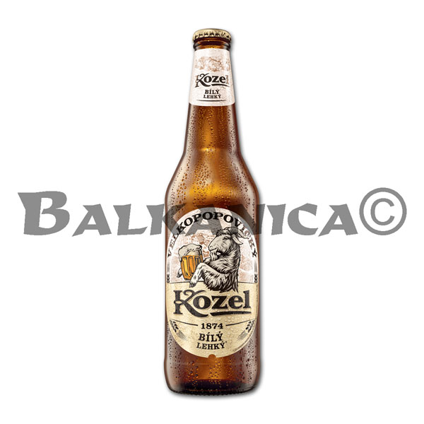 0.5 L PIWO BUTELKA BILY LEHKY KOZEL 3.5%-8.5P 0.5 L PIWO BUTELKA BILY LEHKY KOZEL 3.5%-8.5P