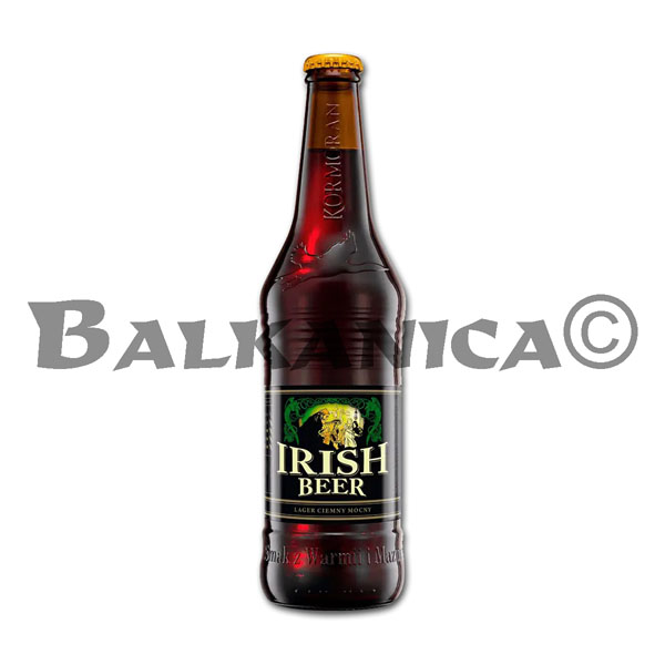 0.5 L BERE NEAGRA STICLA LAGER IRLANDEZA KORMORAN 6%-14.5P