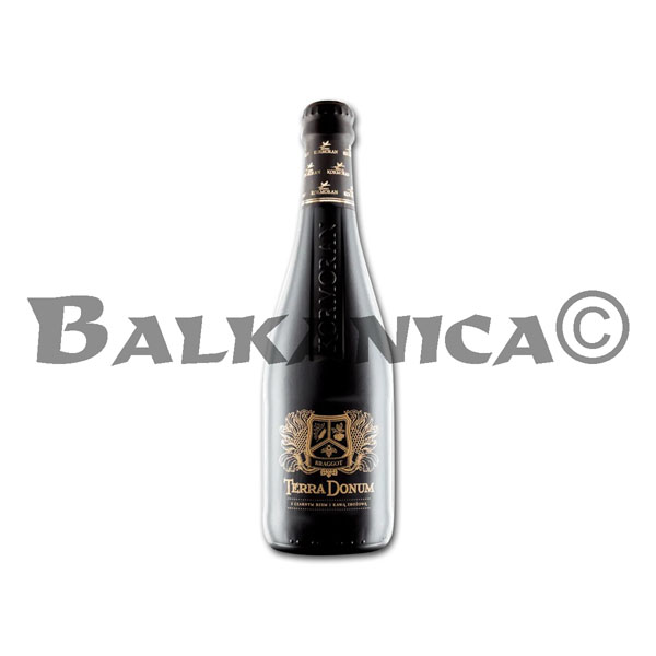 0.375 L CERVEZA BOTELLA TERRA DONUM CON SAUCO Y CAFE KORMORAN 10.5%-28P