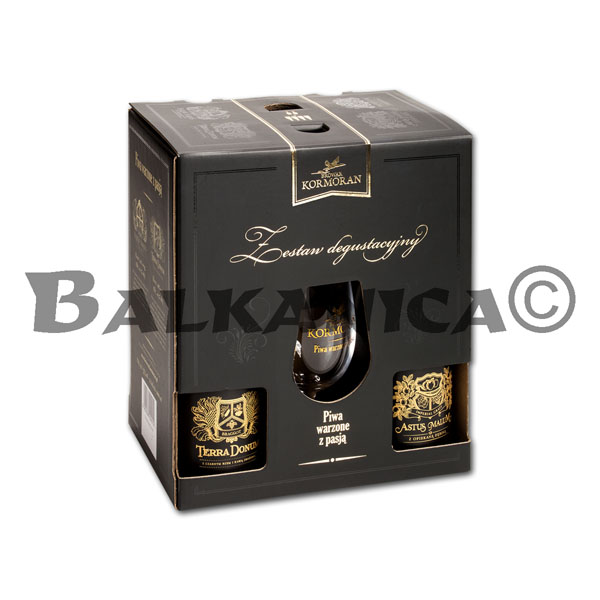 CUTIE (4 X 0.375 L) BERE SET DEGUSTARE KORMORAN 10.5%-26P