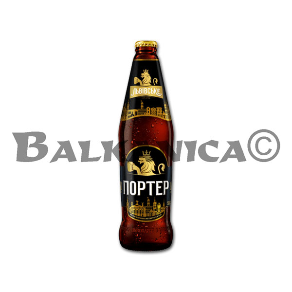 0.5 L CERVEZA BOTELLA PORTER LVIVSKE 8%-20.5P