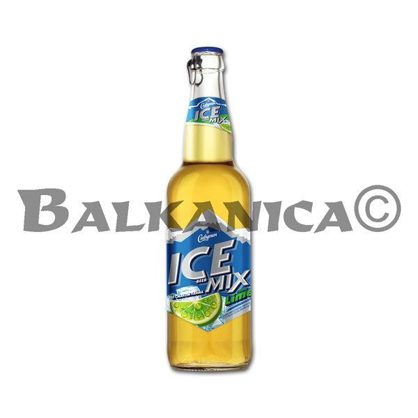 0.5 L BEER SLAVUTICH ICE MIX LIME 3.5%-12.9P
