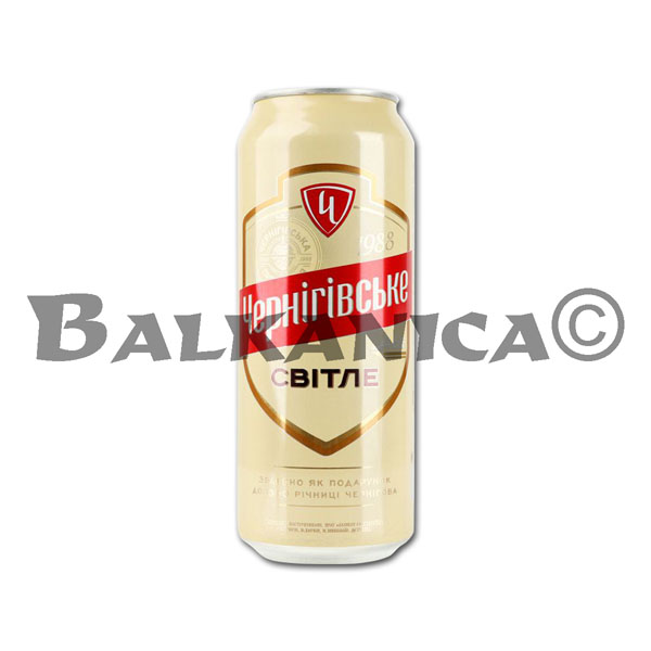 0.5 L CERVEZA LATA CLARA CHERNIGIVSKE 4.6%-10.7P