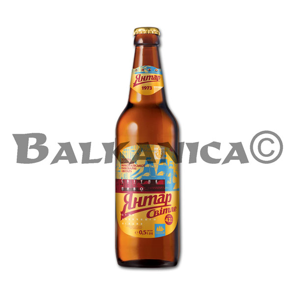 0.5 L CERVEZA BOTELLA YANTAR 4.2%-9.5P