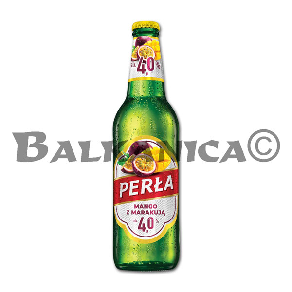 0.5 L BEER BOTTLE MANGO PASSION FRUIT FLAVOR PERLA 4%-13P