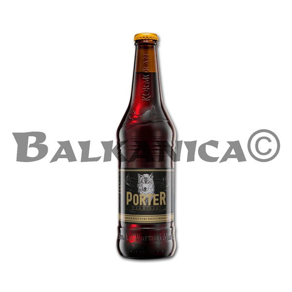 0.5 L PIWO BUTELKA PORTER WARMINSKI KORMORAN 9%-21P
