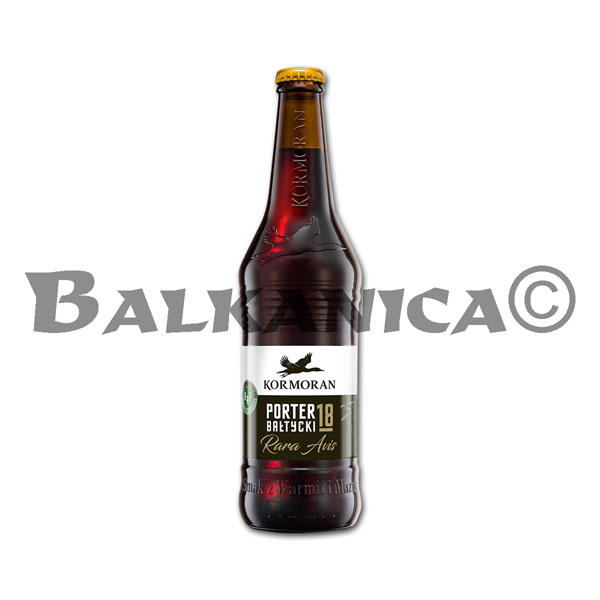 0.5 L PIWO BUTELKA PORTER BALTYCKI RARA AVIS KORMORAN 7.5%-18P