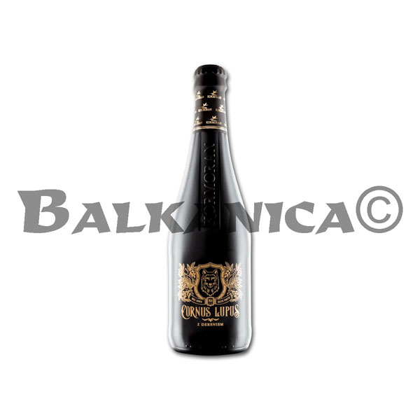 0.375 L PIWO BUTELKA CORNUS LUPUS Z DERENIEM KORMORAN 10.5%-36.6P