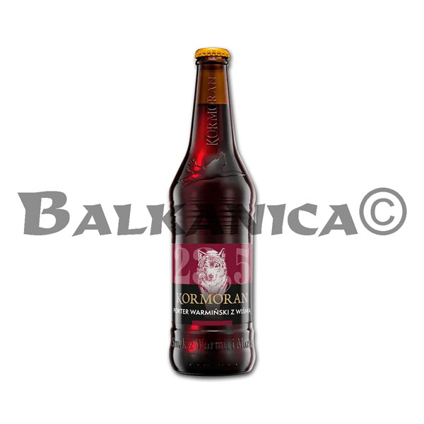 0.5 L PIWO BUTELKA PORTER WARMINSKI Z WISNIA 8.5%-23.5P
