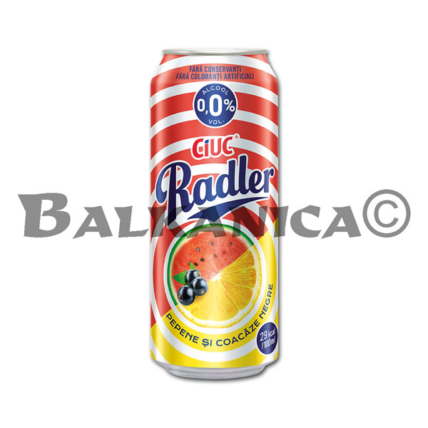 0.5 L BERE FARA ALCOOL PEPENE SI COACAZE CIUC RADLER