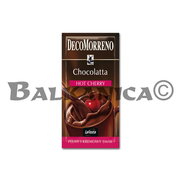 25 G CHOCOLATE CALIENTE CHERRY DECOMORRENO LA FESTA