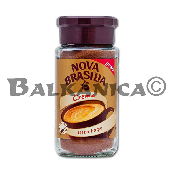 90 G CAFE SOLUBLE CREMA NOVA BRASILIA