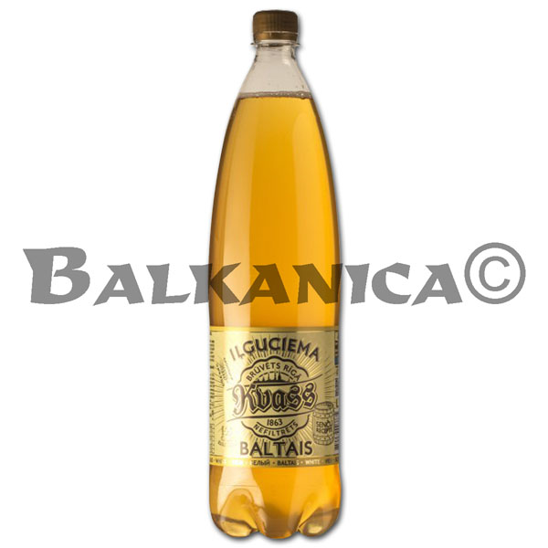 1.5 L KVAS BLANCO BEBIDA DE TRIGO CON GAS NEFILTRADO ILGUCIEMA 1.5 L KVAS BLANCO BEBIDA DE TRIGO CON GAS NEFILTRADO ILGUCIEMA