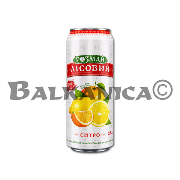 0.5 L REFRESCO CITRO ROZMAY LISOVYY