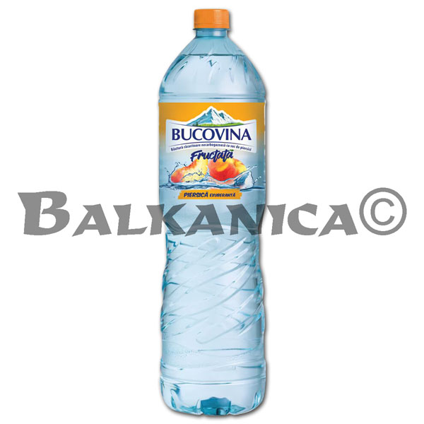 1.5 L FRUIT WATER WITH PEACH BUCOVINA