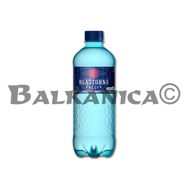 0.5 L AGUA MINERAL CON GAS Y ALTO CONTENIDO DE CALCIO KLASTORNA KALCIA