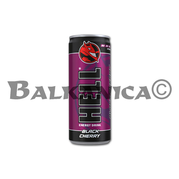 0.25 L BEBIDA ENERGETICA BALCK CHERRY HELL