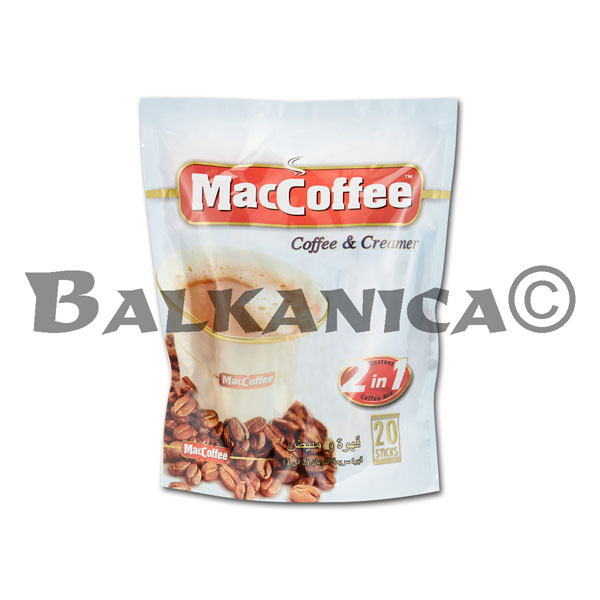 120 G CAFE SEM ACUCAR 2 EM 1 10 PACOTES MACCOFFEE