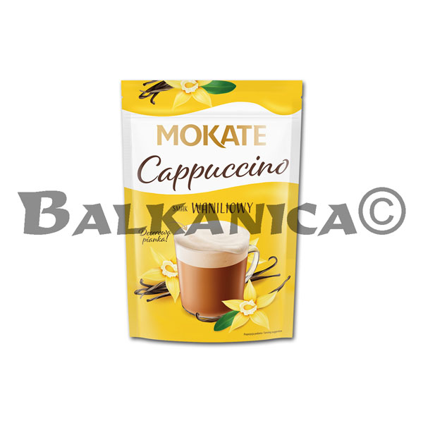 110 G CAPPUCCINO SABOR VAINILLA MOKATE 110 G CAPPUCCINO SABOR VAINILLA MOKATE