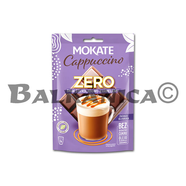 20 G CAPPUCCINO ZERO SABOR CHOCOLATE Y CARAMELO MOKATE 20 G CAPPUCCINO ZERO SABOR CHOCOLATE Y CARAMELO MOKATE