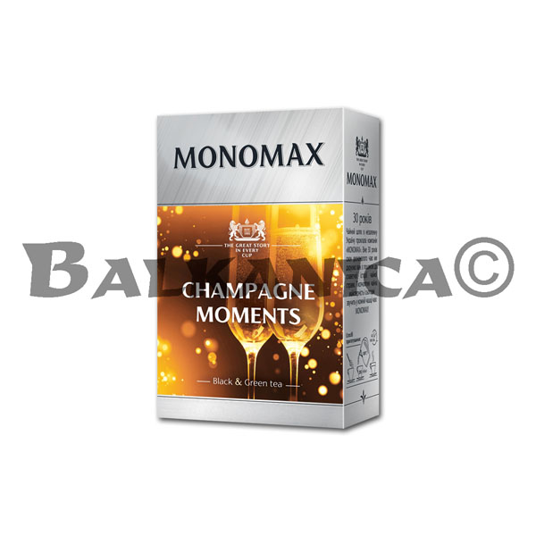 80 G MIX BLACK TEA AND GREEN LEAVES CHAMPAGNE MOMENTS MONOMAX