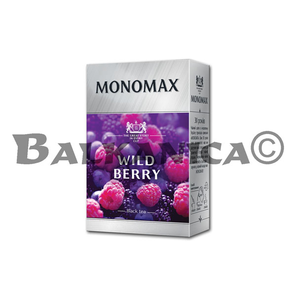 80 G TEA BLACK LEAVES WILD BERRY MONOMAX