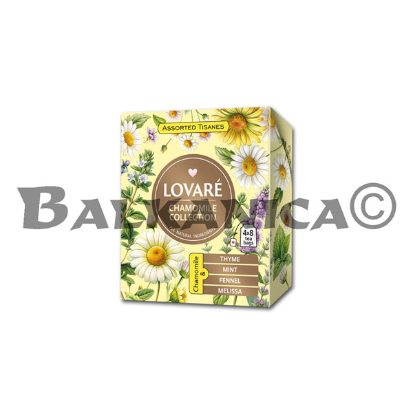 41.6 G CHAY KOLEKTSIYA ROMASHOK 32 SHT LOVARE