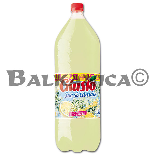 2.5 L JUICE ELDER AND LEMON GIUSTO NATURA