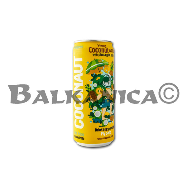 0.32 L AGUA DE COCO Y ZUMO DE PIÑA COCONAUT