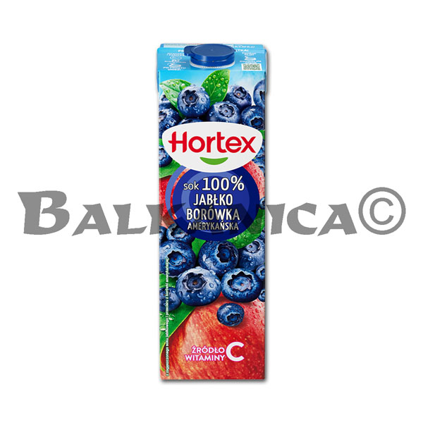 1 L ZUMO DE MANZANA CON ARANDANO AMERICANO HORTEX