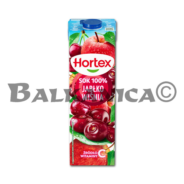1 L SOK JABLKO WISNIA HORTEX