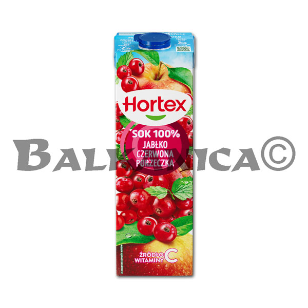 1 L SOK JABLKO CZERWONA PORZECZKA HORTEX