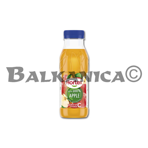 0.3 L ZUMO DE MANZANA PET HORTEX