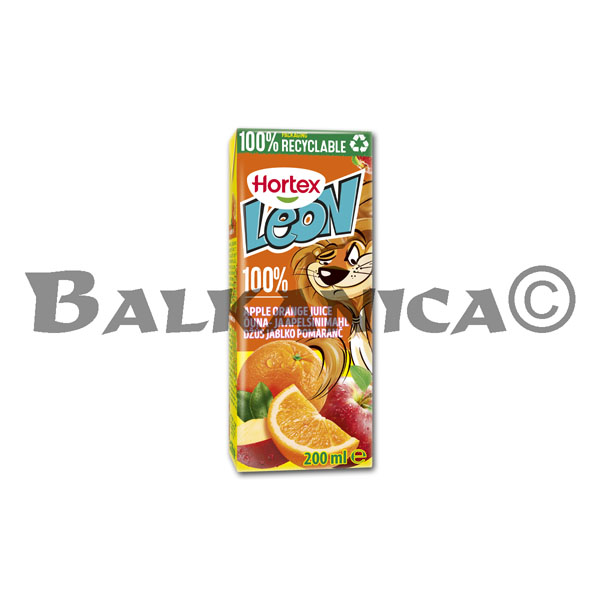 0.2 Л СОК ЯБЛОЧНО АПЕЛЬСИНОВЫЙ ЛЕОН ХОРТЕКС