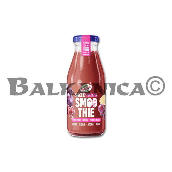 0.25 L SMOOTHIE GRAPE CHERRY LINSEEDS HORTEX